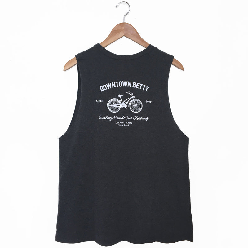 Men's Cut Off Tank ~ Thunder Cloud - Downtown Betty
