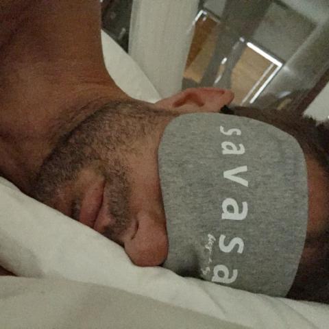 "Savasana" Sleep Mask ~ Men - Downtown Betty